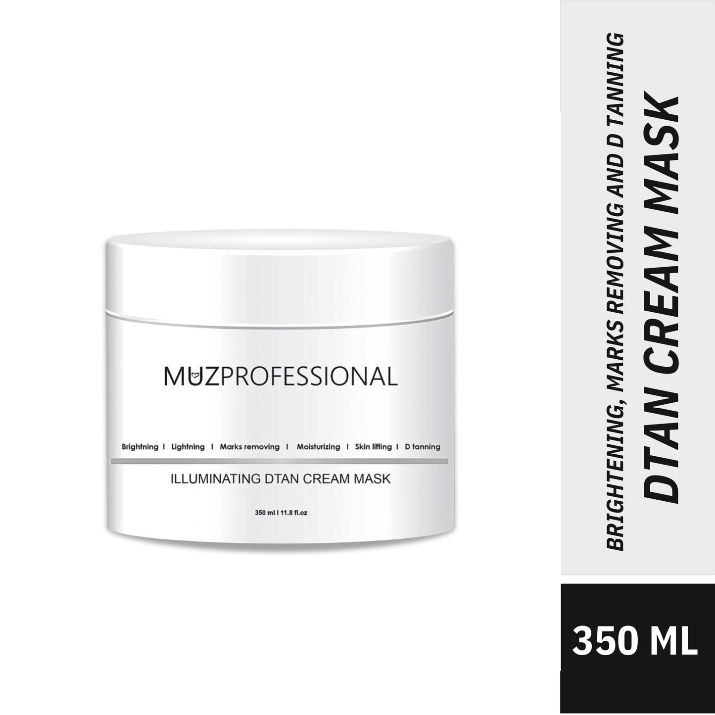 MUZ PROFESSIONAL DTAN CREAM MASK 350 ML