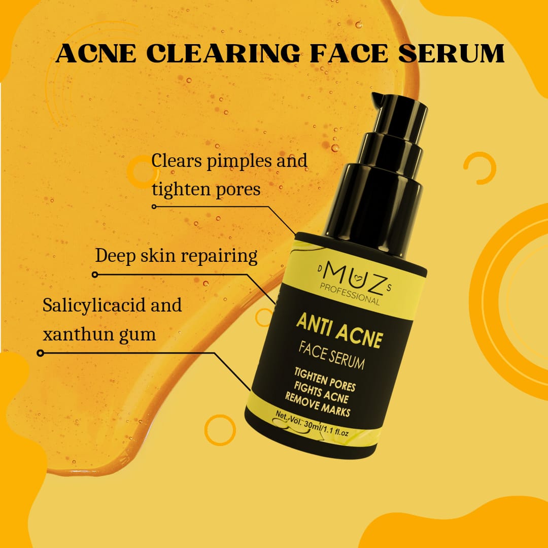 MUZ PROFESSIONAL ANTI ACNE FACE SERUM 30 ML