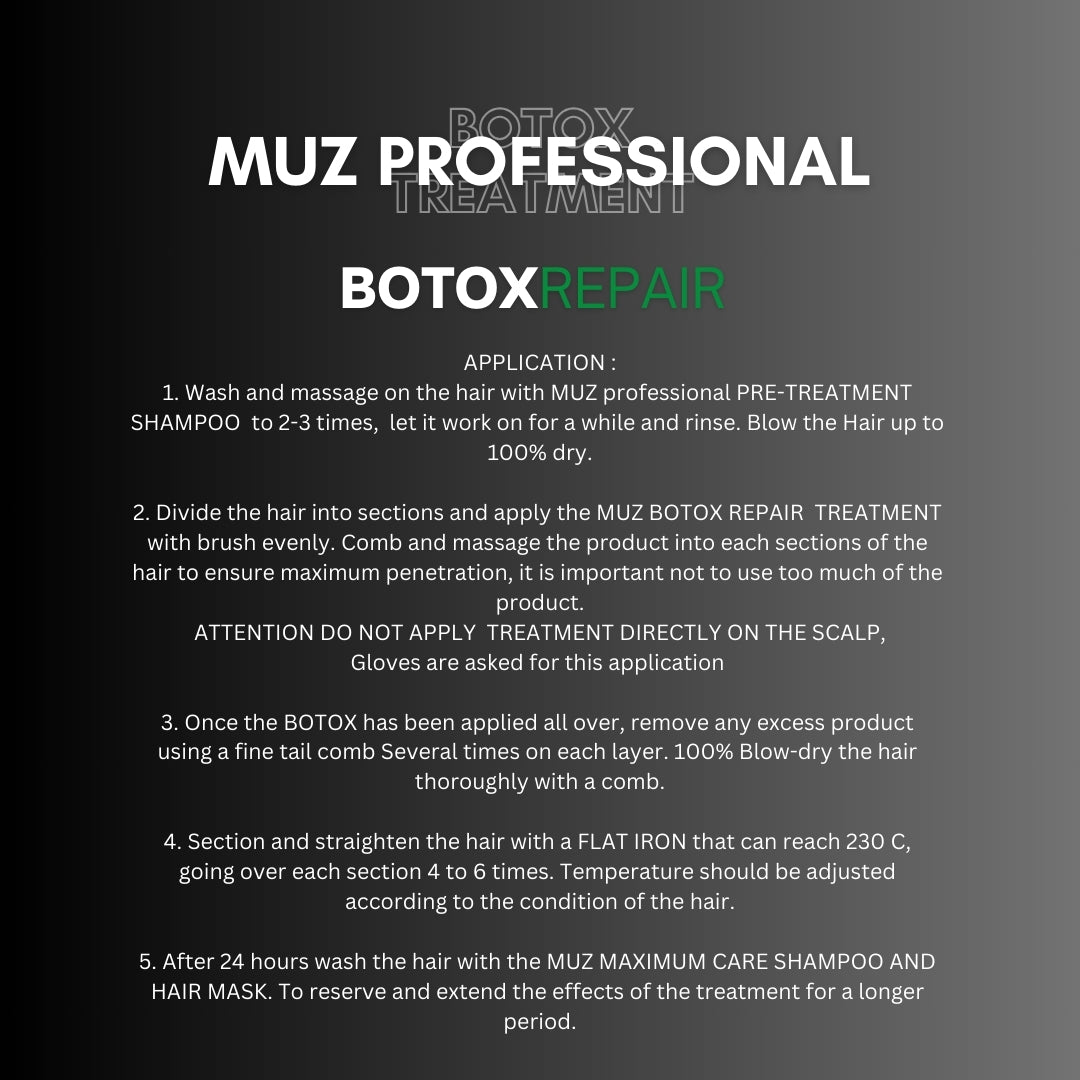MUZ PROFESSIONAL BOTOX TREATMENT 300 ML