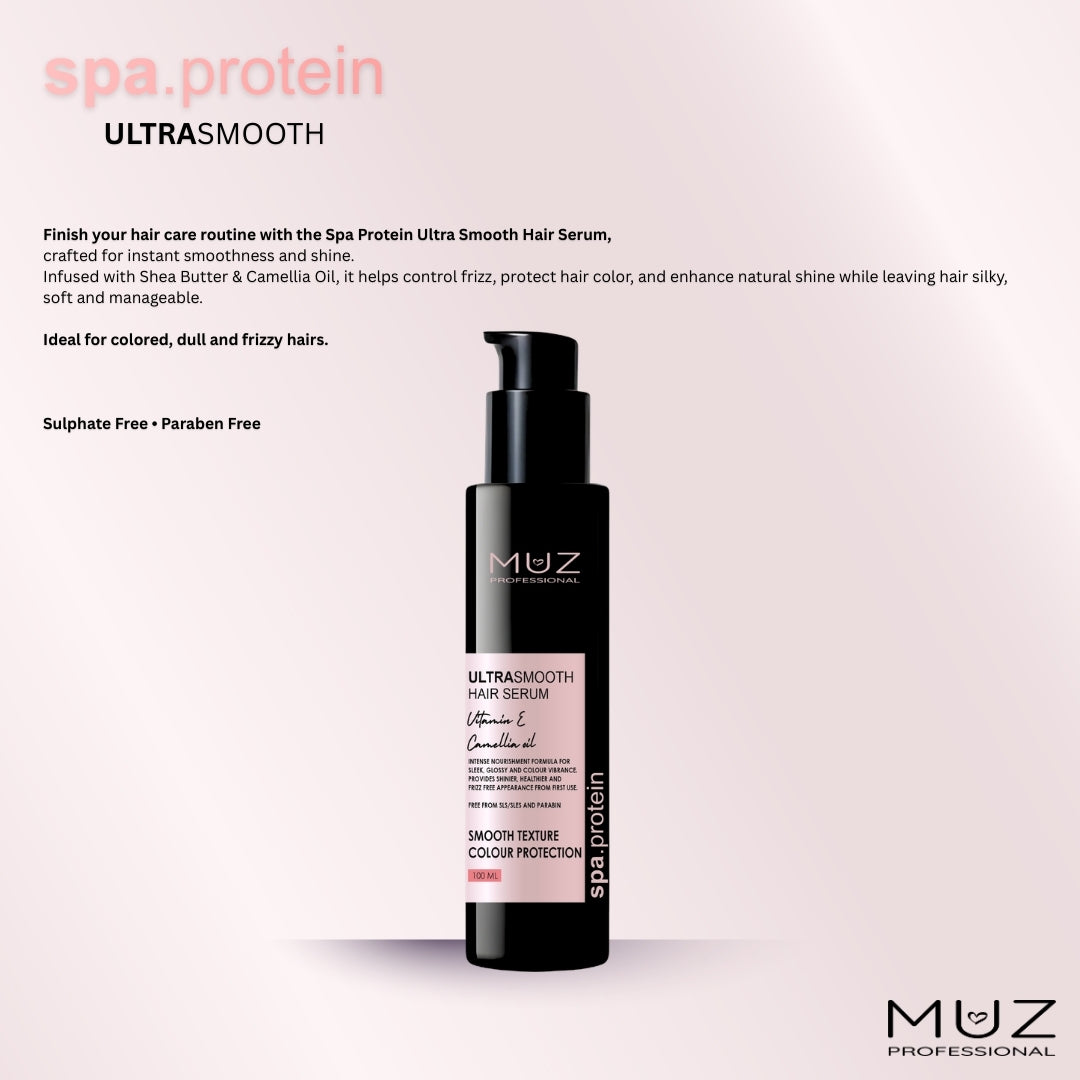 MUZ PROFESSIONAL SPA PROTEIN ULTRASMOOTH HAIR SERUM 100 ML
