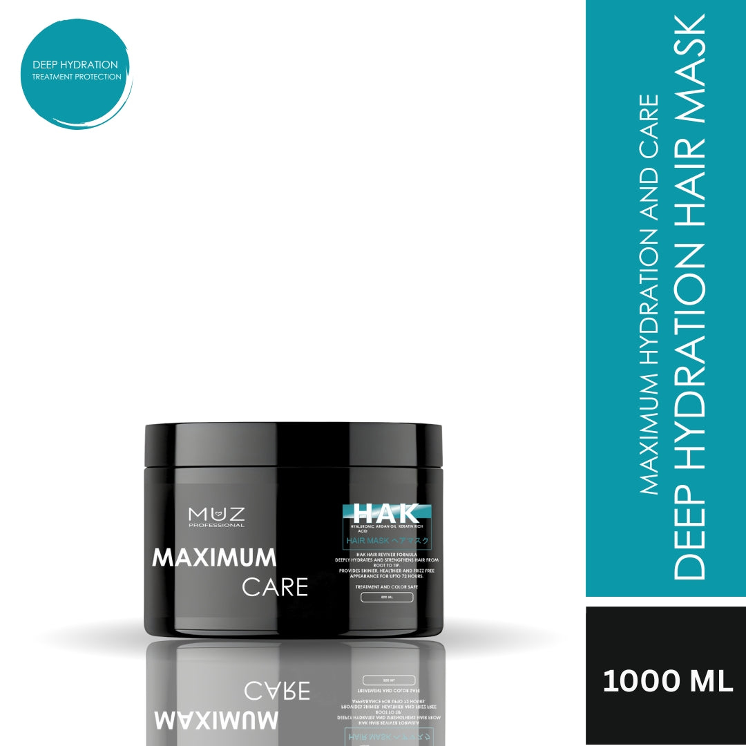 MUZ PROFESSIONAL MAXIMUM CARE HAK INFUSED HAIR MASK 500 ML