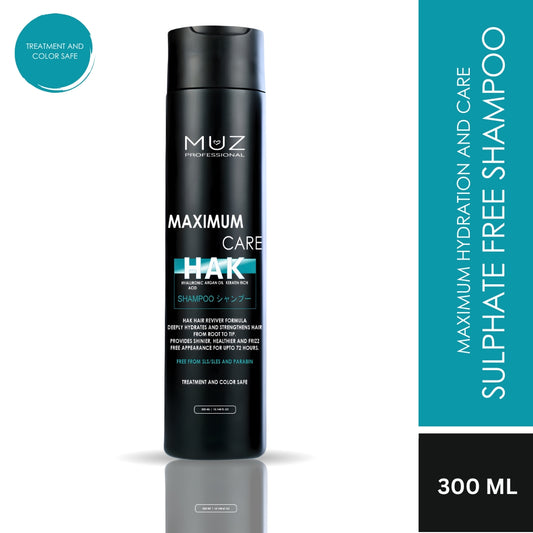 MUZ PROFESSIONAL MAXIMUM CARE HAK INFUSED SHAMPOO 300 ML