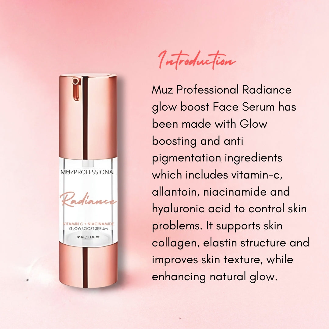 MUZ PROFESSIONAL VITAMIN C AND NIACINAMIDE FACE SERUM 30 ML