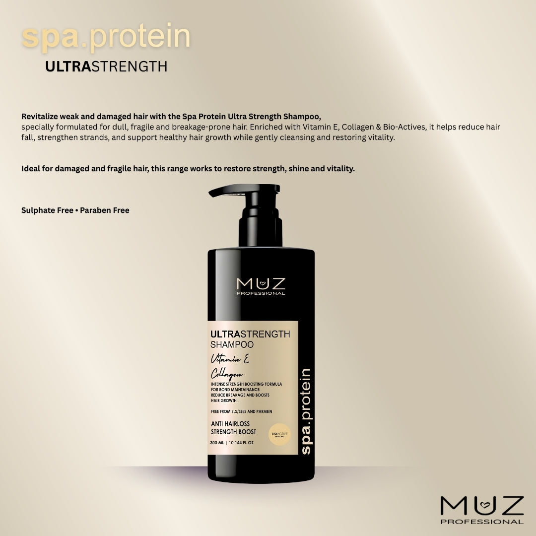 MUZ PROFESSIONAL SPA PROTEIN ULTRASTRENGTH SHAMPOO 300 ML