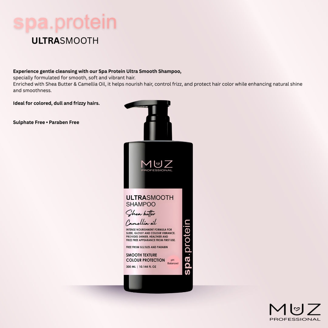 MUZ PROFESSIONAL SPA PROTEIN ULTRASMOOTH SHAMPOO 300 ML