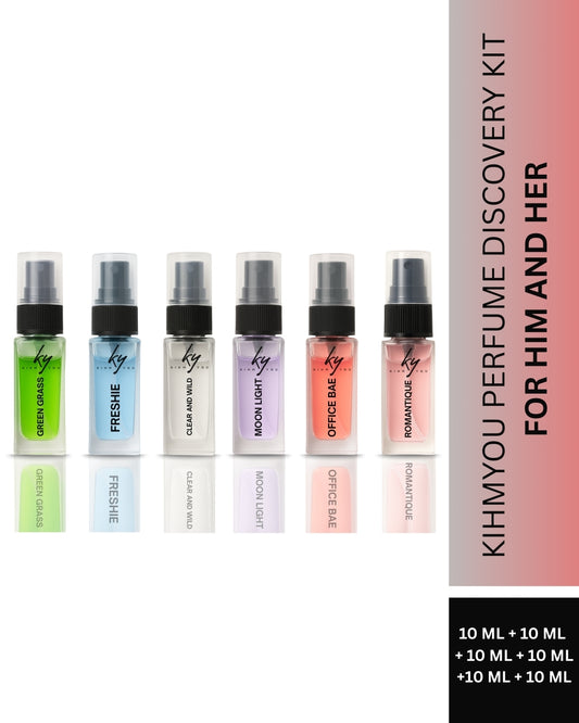 KIHMYOU PERFUME DISCOVERY KIT FOR HIM AND HER 10 ML EACH TOTAL 60 ML